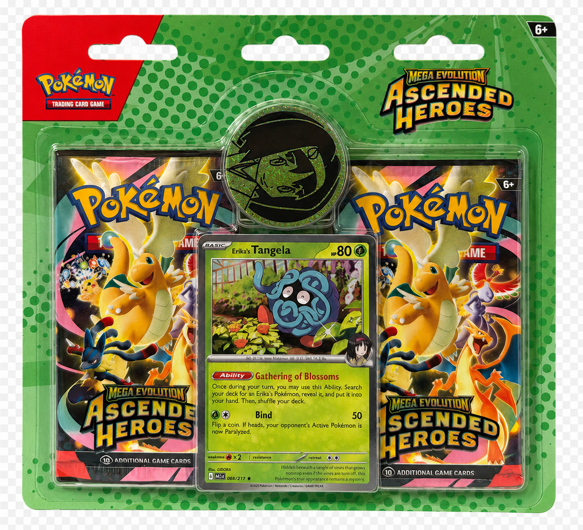 Mega Evolution Ascended Heroes-Erika's Tangela (2-pack blister)
