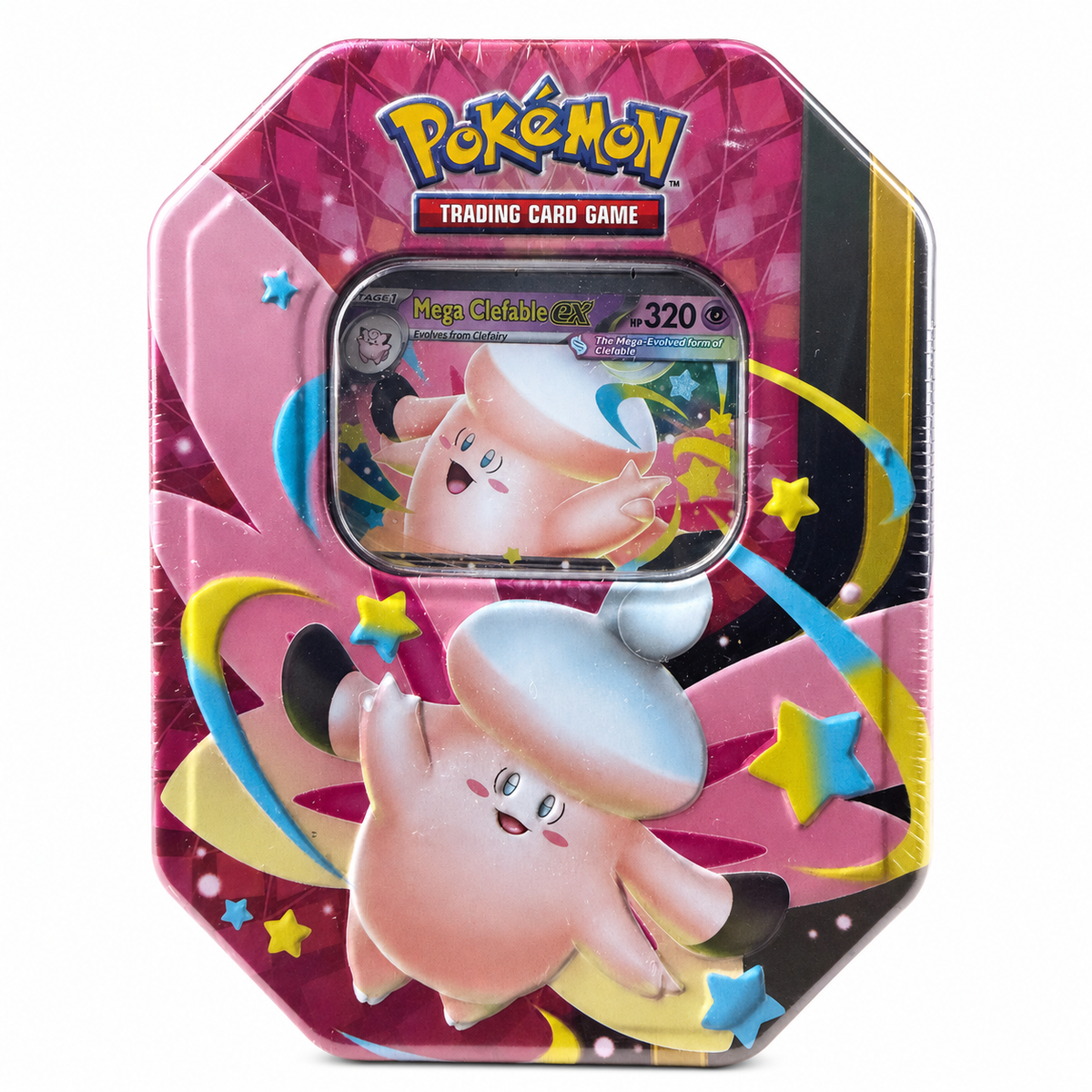 Pokémon TCG: Mega Moonlit Tin – Mega Clefable ex