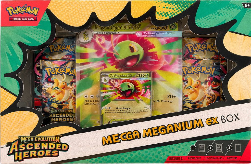 Pokémon TCG: Mega Evolution—Ascended Heroes – Mega Meganium ex Box